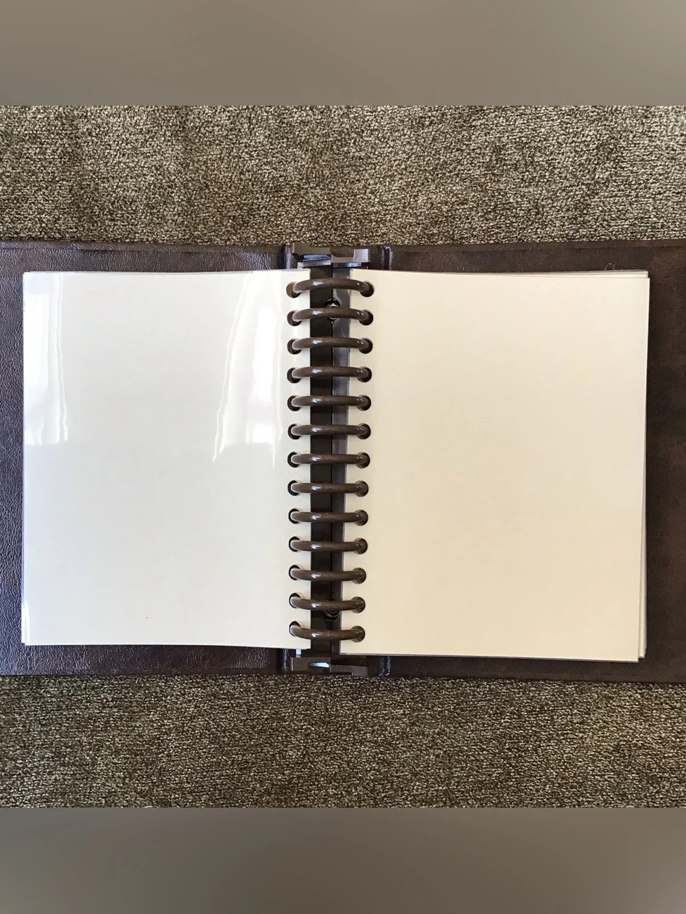Vintage Faux Leather Mini Photo Album (Japan)